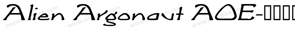Alien Argonaut AOE字体转换